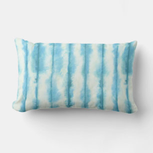 Coussin Rectangle Turquoise Shibori Tie Dye