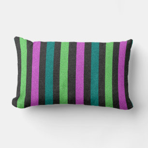 Coussin Rectangle Turquoise, Vert citron, Parties scintillant rose c