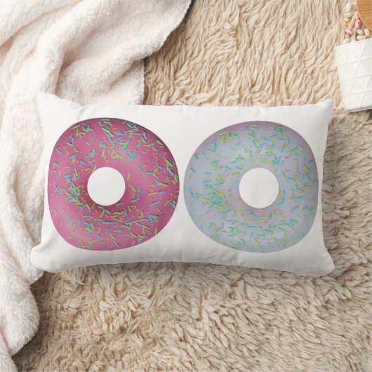 Coussin Rectangle Two iced donut Cushion (Couverture)