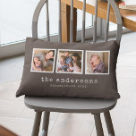 Coussin Rectangle Type de couleur Arrière - plan modifiable Collage<br><div class="desc">Coussin avec 3 photos carrés avec une bordure blanche autour d'eux disposés côte à côte sur l'avant et l'arrière, ce qui en fait 6 photos au total que vous pouvez remplacer avec vous propres photos contre une couleur arrière - plan modifiable (cliquez sur "personnaliser" pour changer la couleur arrière -...</div>