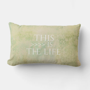 Coussin Rectangle typographie citation accent couleurs pastel coussi