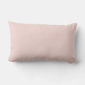 Coussin Rectangle Typographie Cœur Fantaisiste Mocha Bonjour (Verso)