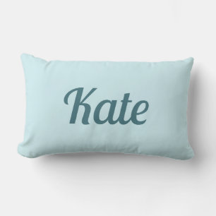 Coussin Rectangle Typographie élégante moderne personnalisée Nom