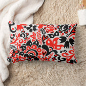Coussin Rectangle Ukrainian ethnic folk art floral pattern absrtact (Couverture)