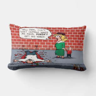 Coussin Rectangle Un ange ne reçoit pas ses ailes Noël