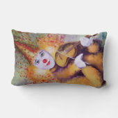 Coussin Rectangle Un clown doux jouant du violon (Verso)