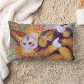 Coussin Rectangle Un clown doux jouant du violon (Couverture)