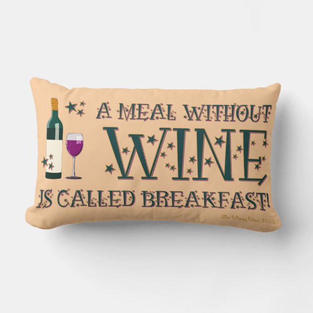 COUSSIN RECTANGLE UN REPAS SANS VIN... (Recto)