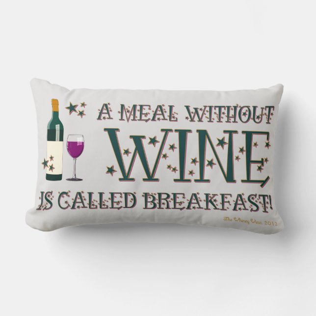 COUSSIN RECTANGLE UN REPAS SANS VIN... (Recto)