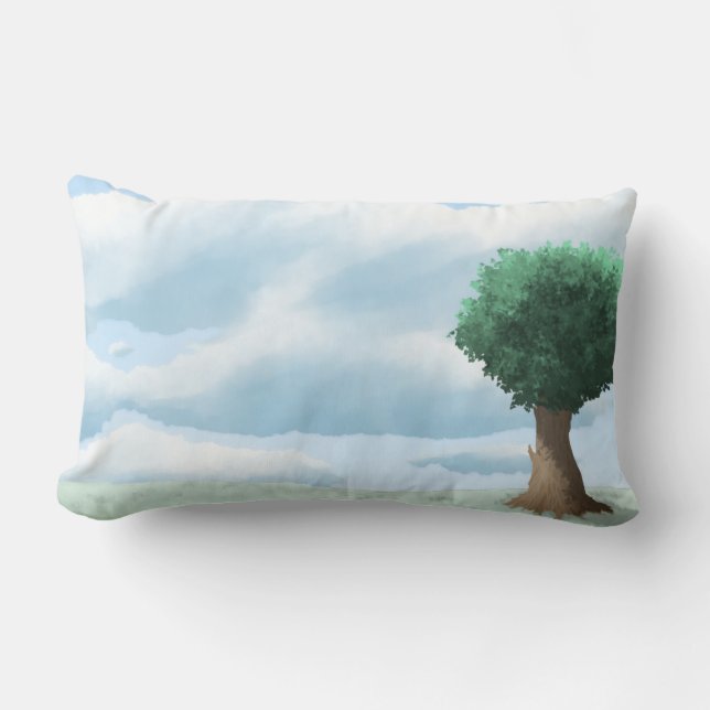 Coussin Rectangle Un vent purifiant (Recto)