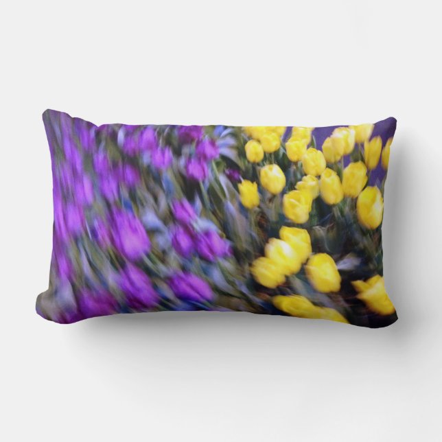 Coussin Rectangle Une émeute des tulipes dans le Midtown Manhattan (Recto)