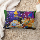Coussin Rectangle Une image avec des fubby dans une ambiance festive (Couverture)
