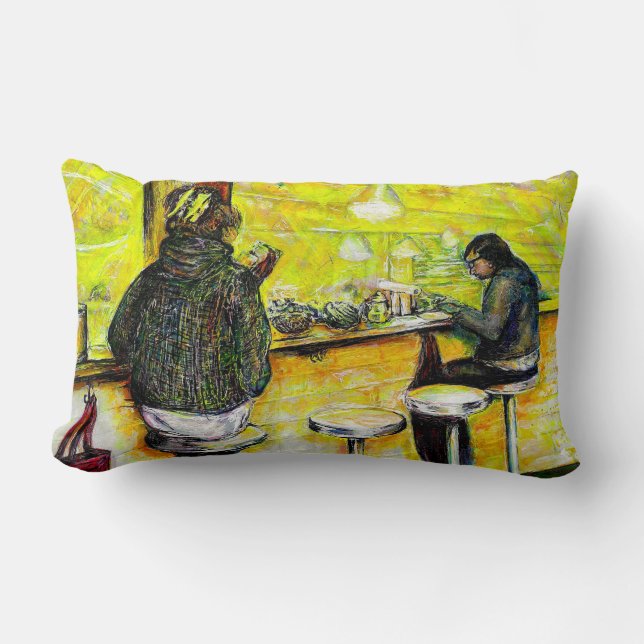Coussin Rectangle Une journée de folie (Recto)