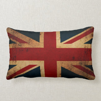 Coussin Rectangle Union Jack (regard affligé par cru)