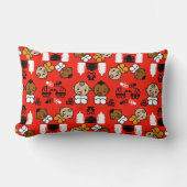 Coussin Rectangle Unique Orange Nouveau Cadeau bébé (Recto)