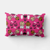 Coussin Rectangle Unique rose nouveau cadeau bébé (Verso)