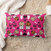 Coussin Rectangle Unique rose nouveau cadeau bébé (Couverture)