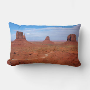 Coussin Rectangle Utah. Frontière de l'Arizona, Nation Navajo, Monu