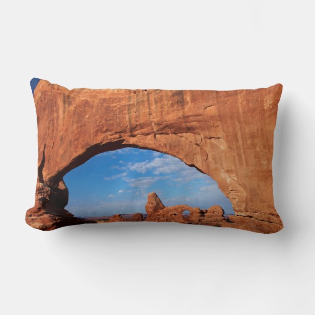 Coussin Rectangle Utah, parc national des Arches, Turret Arch 3 (Recto)