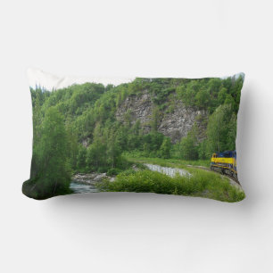 Coussin Rectangle Vacances en train Denali Express Alaska Photograph