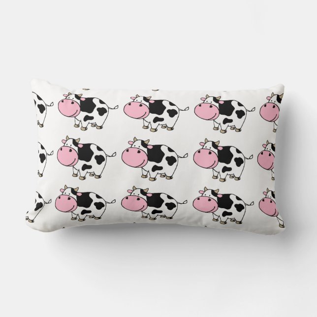 Coussin Rectangle Vache (Recto)