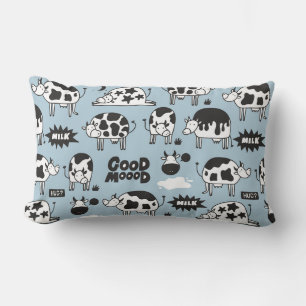 Coussin Rectangle Vache et lait