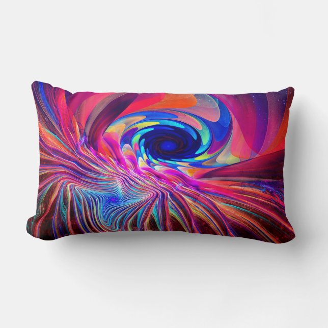 Coussin Rectangle Vague de torsion (Recto)