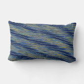 Coussin Rectangle Vagues fracturées du paysage marin Abstrait 08 (Verso)