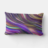 Coussin Rectangle Vagues fracturées du paysage marin Abstrait 24 (Verso)