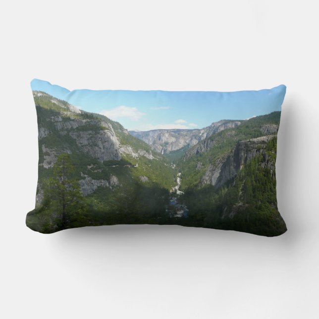 Coussin Rectangle Vallée de Yosemite dans le parc national de Yosemi (Recto)