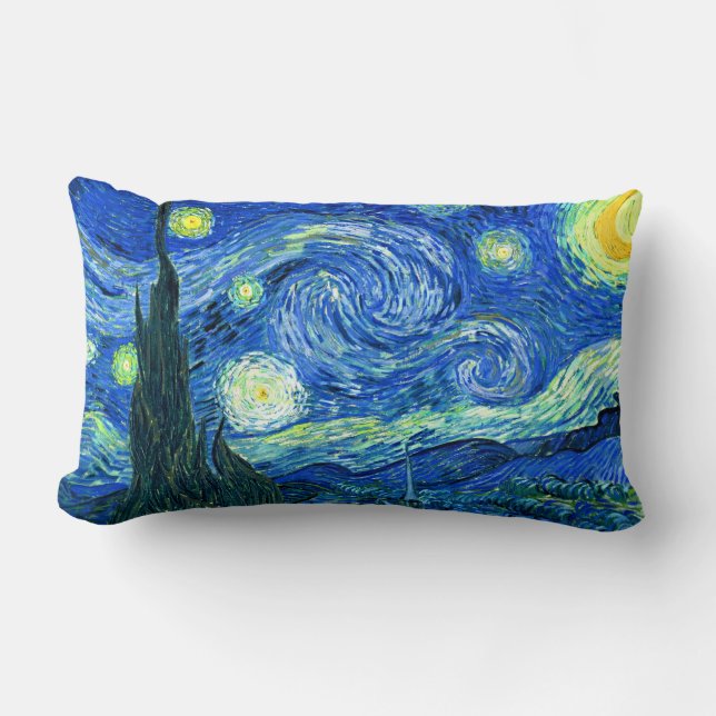 Coussin Rectangle van gogh nuit étoilée (Recto)