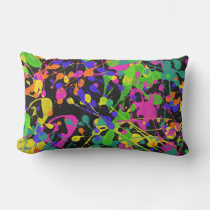 Coussin Rectangle Veilleuses Tache de peinture