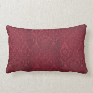 Coussin Rectangle Velours embouti vintage William Morris Acorn