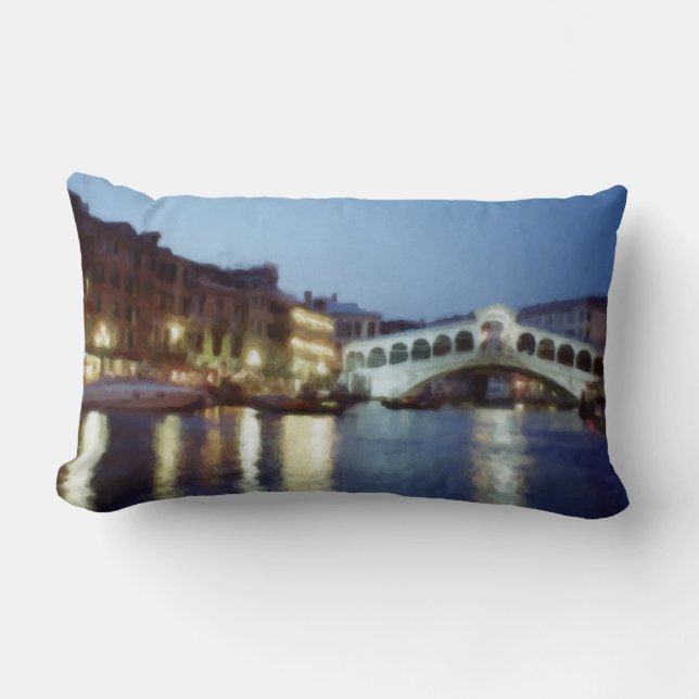 Coussin Rectangle Venezia Di Notte (Venise de nuit) (Recto)