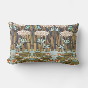 Coussin Rectangle Verneuil Dragonfly Water Lily Art Nouveau : Vintag