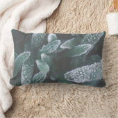 Coussin Rectangle Vert Feuille Plante Grass Frost Frost (Couverture)