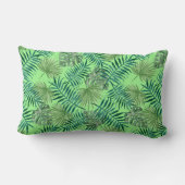 Coussin Rectangle Vert Plante feuille Motif Tropical (Verso)