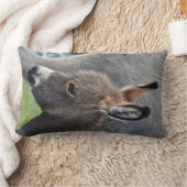 Coussin Rectangle Verticale de portrait de poulain d'âne (Couverture)