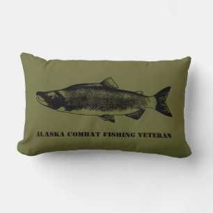 Coussin Rectangle Vétérinaire de la pêche de combat de l'Alaska