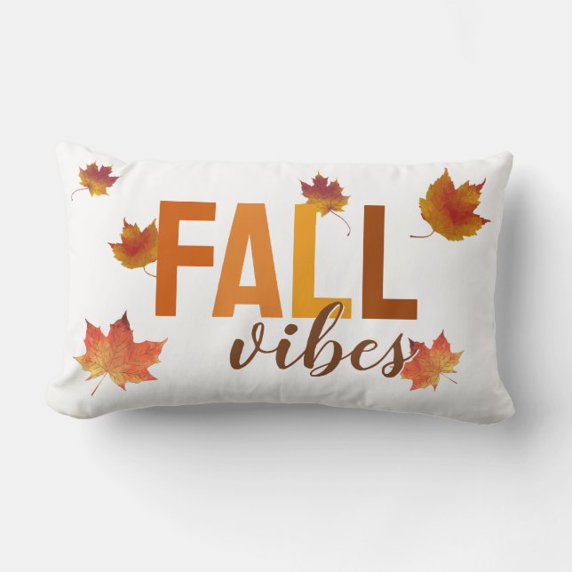 Coussin Rectangle Vibes d'automne de l'oreiller (Recto)