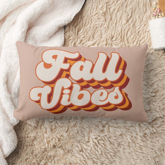 Coussin Rectangle Vibes d'automne rétro (Couverture)