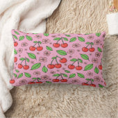 Coussin Rectangle Vibes Rouges Mignonnes Kawaii Esthétique Féminine  (Couverture)
