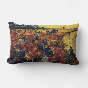 Coussin Rectangle Vignoble rouge, Vincent van Gogh