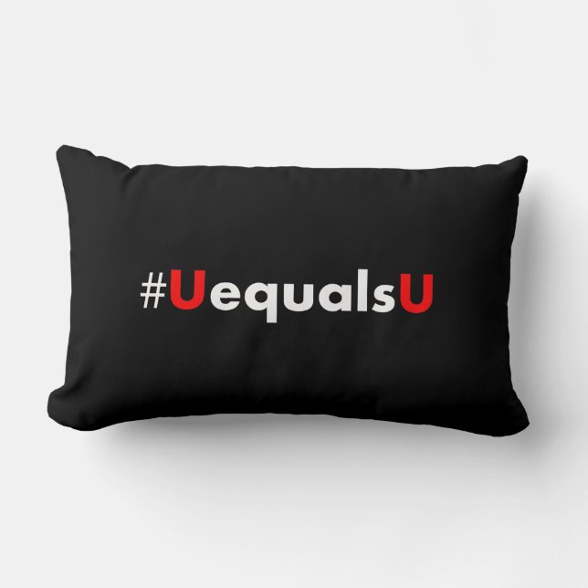 Coussin Rectangle VIH non détectable égale non transmettable - Minim (Recto)