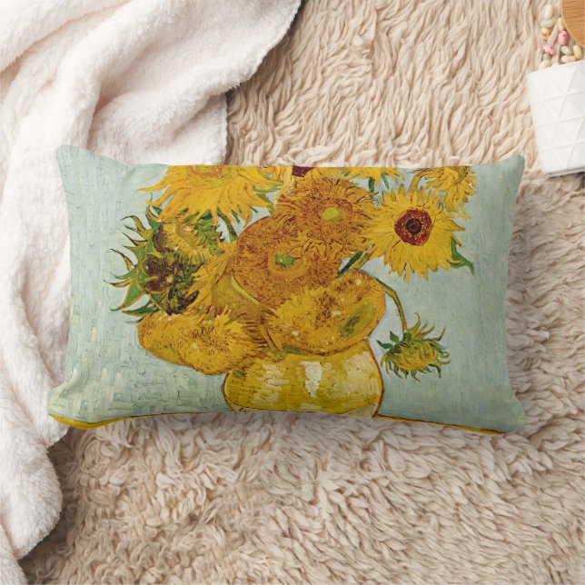 Coussin Rectangle Vincent Van Gogh 12 Tournesols Impressionniste (Couverture)