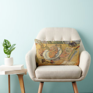 Coussin Rectangle Vincent van Gogh - Nature morte avec planche à des