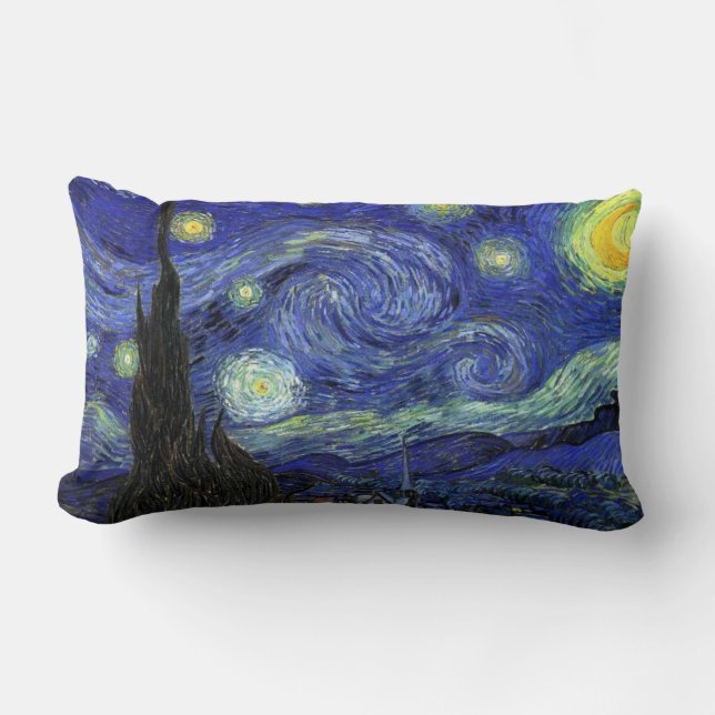 Coussin Rectangle Vincent van Gogh, Nuit étoilée (Recto)