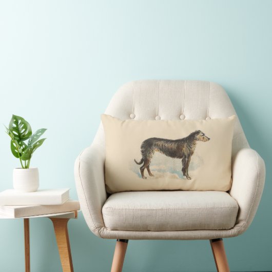 Coussin Rectangle Vintage Deerhound (Chaise)
