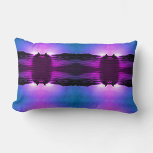 Coussin Rectangle Vintage États-Unis Alaska Midnight soleil musculat