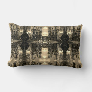 Coussin Rectangle Vintage France Paris Cathédrale Notre Dame Throw P